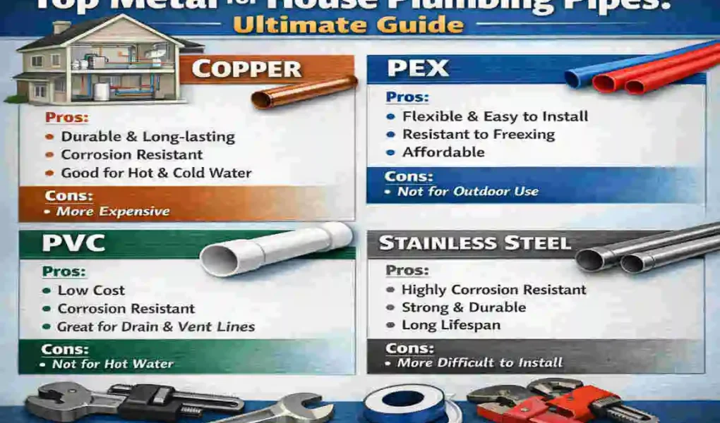 Top Metal for House Plumbing Pipes