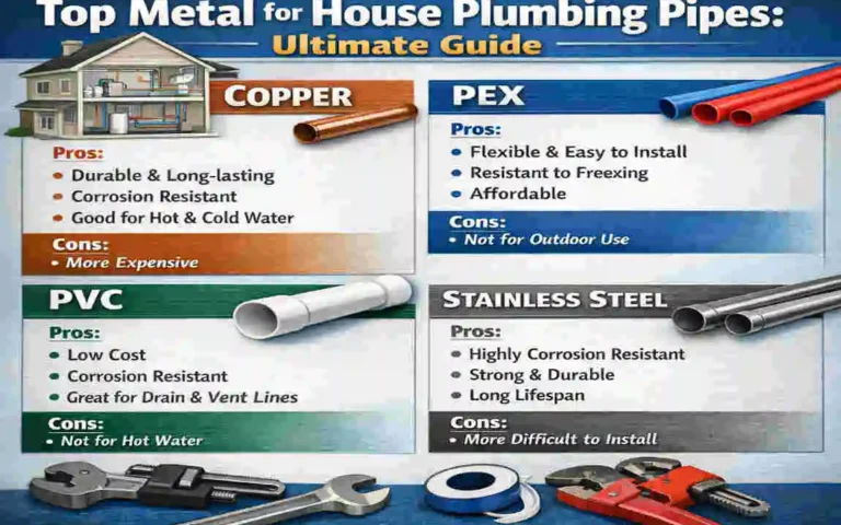 Top Metal for House Plumbing Pipes