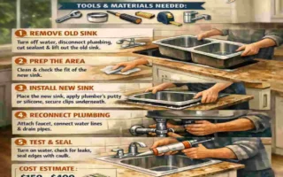 how to remove old sink and install new sink cost in florida