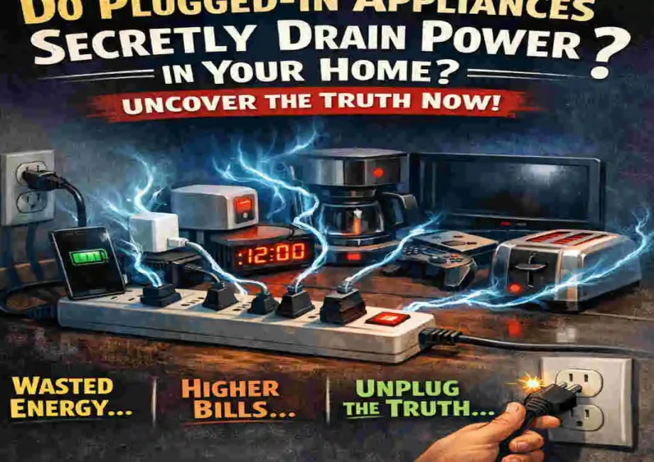 Do plugged-in appliances secretly drain power in your home