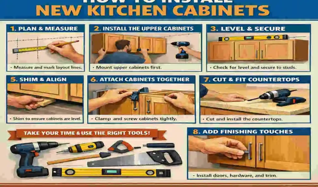 How Do I Install New Kitchen Cabinets