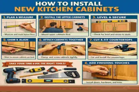 How Do I Install New Kitchen Cabinets
