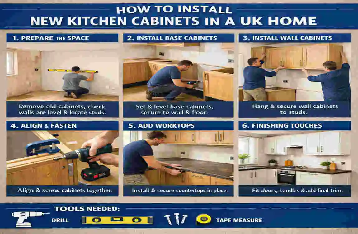 How Do I Install New Kitchen Cabinets