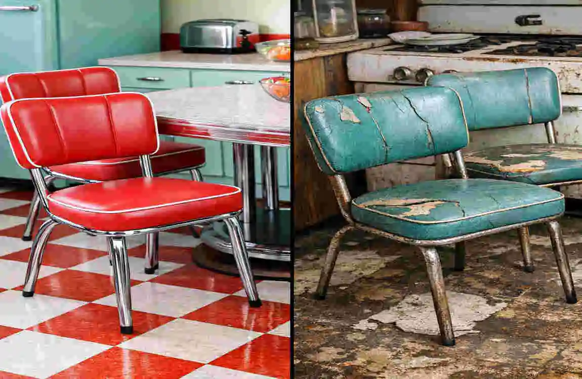 50's style kitchen chairs