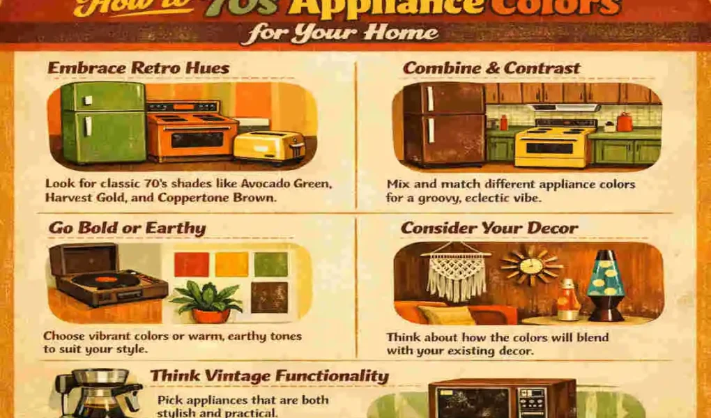 70's appliance colors