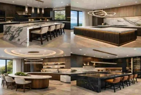 luxury modern kitchen designs with island