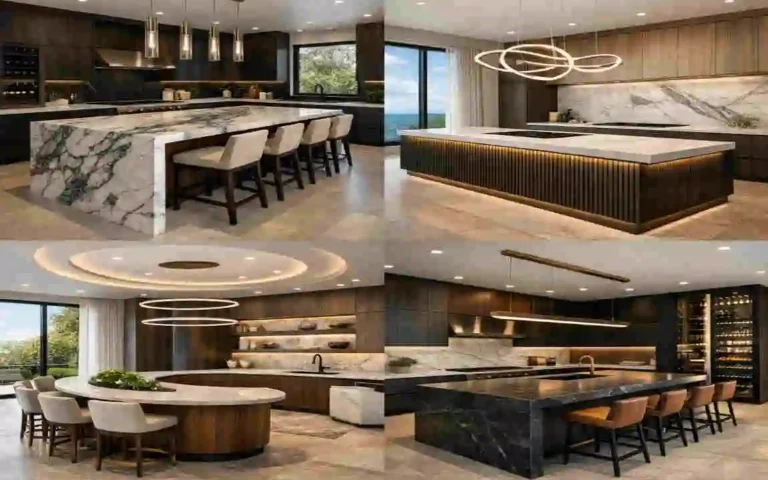 luxury modern kitchen designs with island