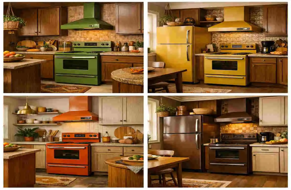70's appliance colors