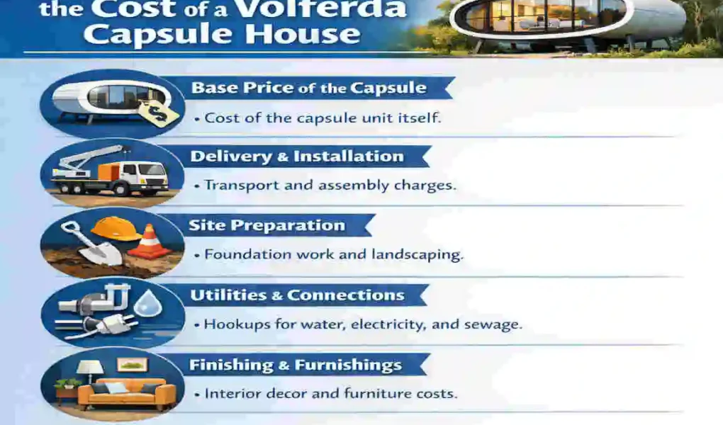 how much is a volferda capsule house