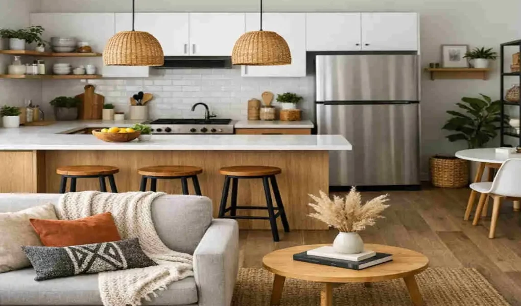 open plan kitchen ideas on a budget