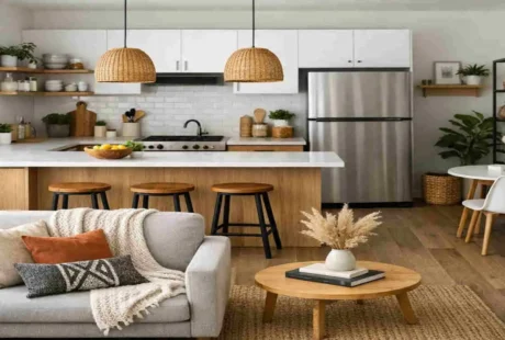 open plan kitchen ideas on a budget