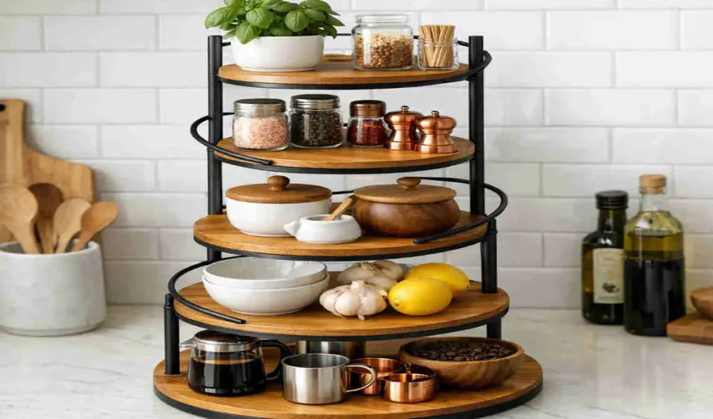 5 tier stand for kitchen counter