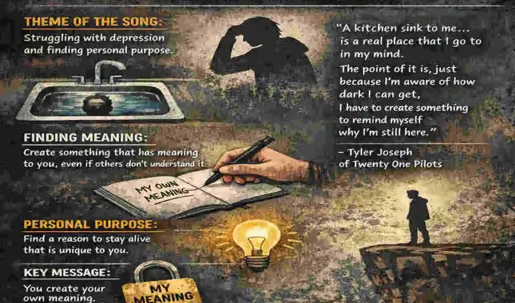21 pilots kitchen sink meaning