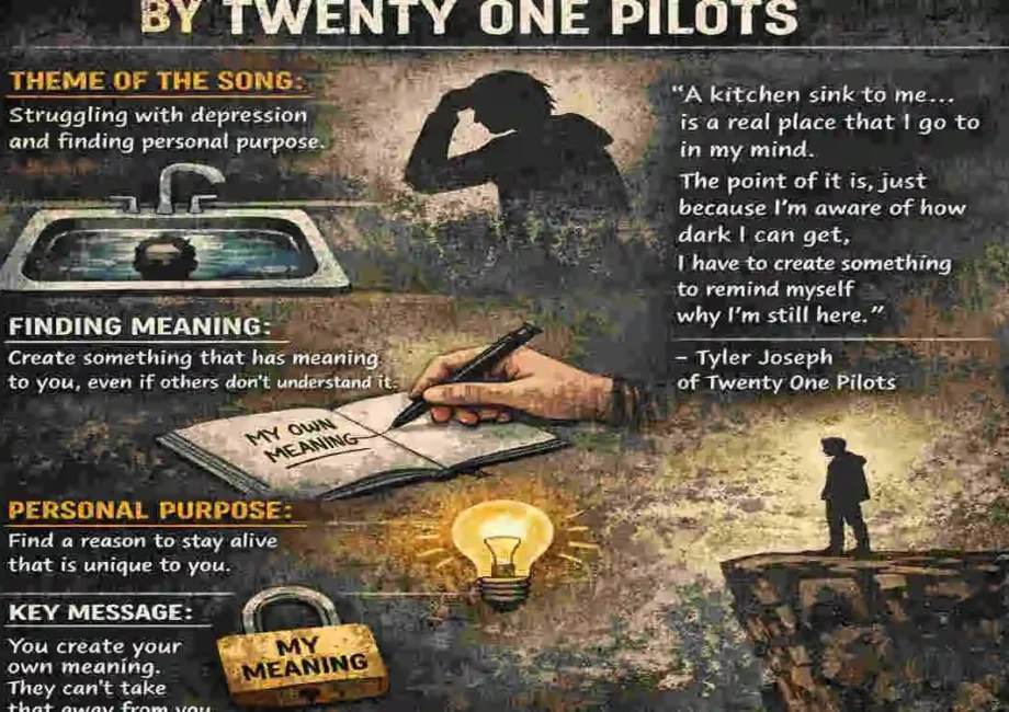 21 pilots kitchen sink meaning