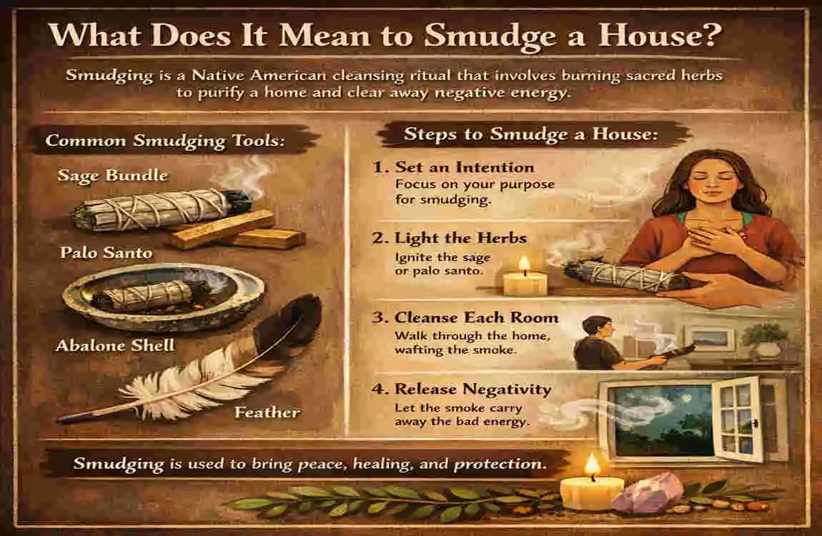 how to smudge a house