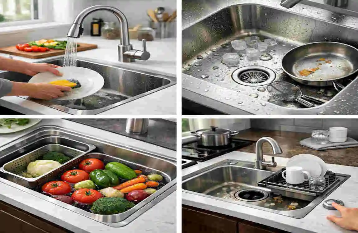 stainless steel kitchen sink for home