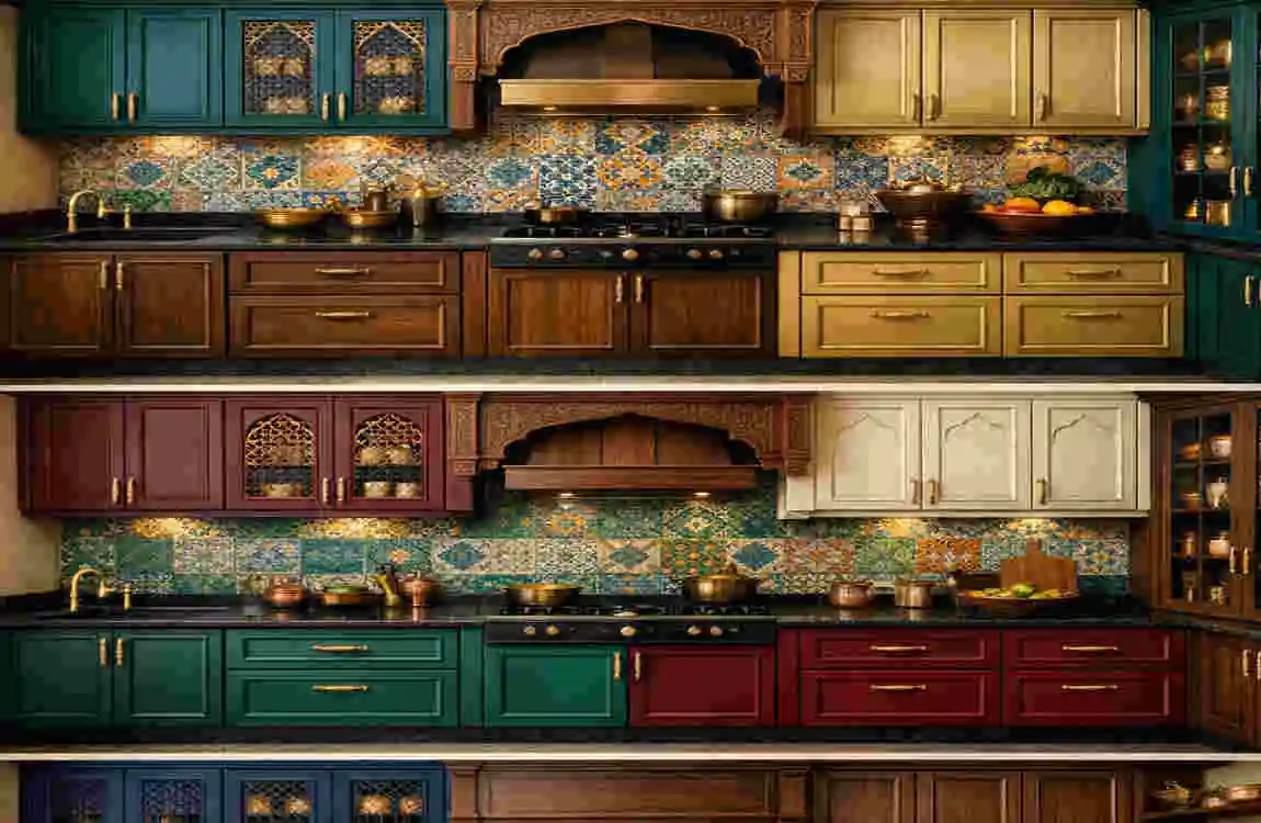 Best Colour for Kitchen Cabinets Indian Style
