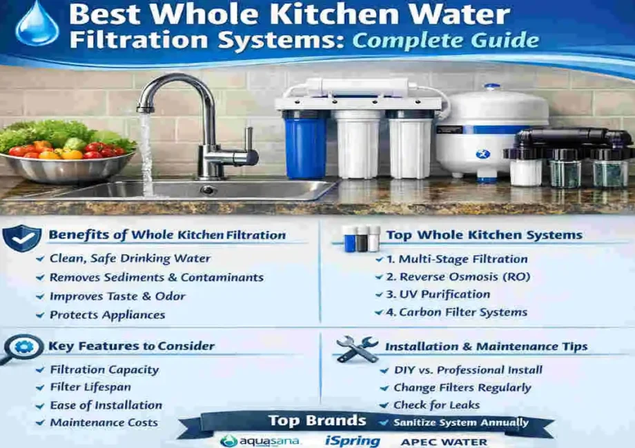 Best Whole Kitchen Water Filtration Systems
