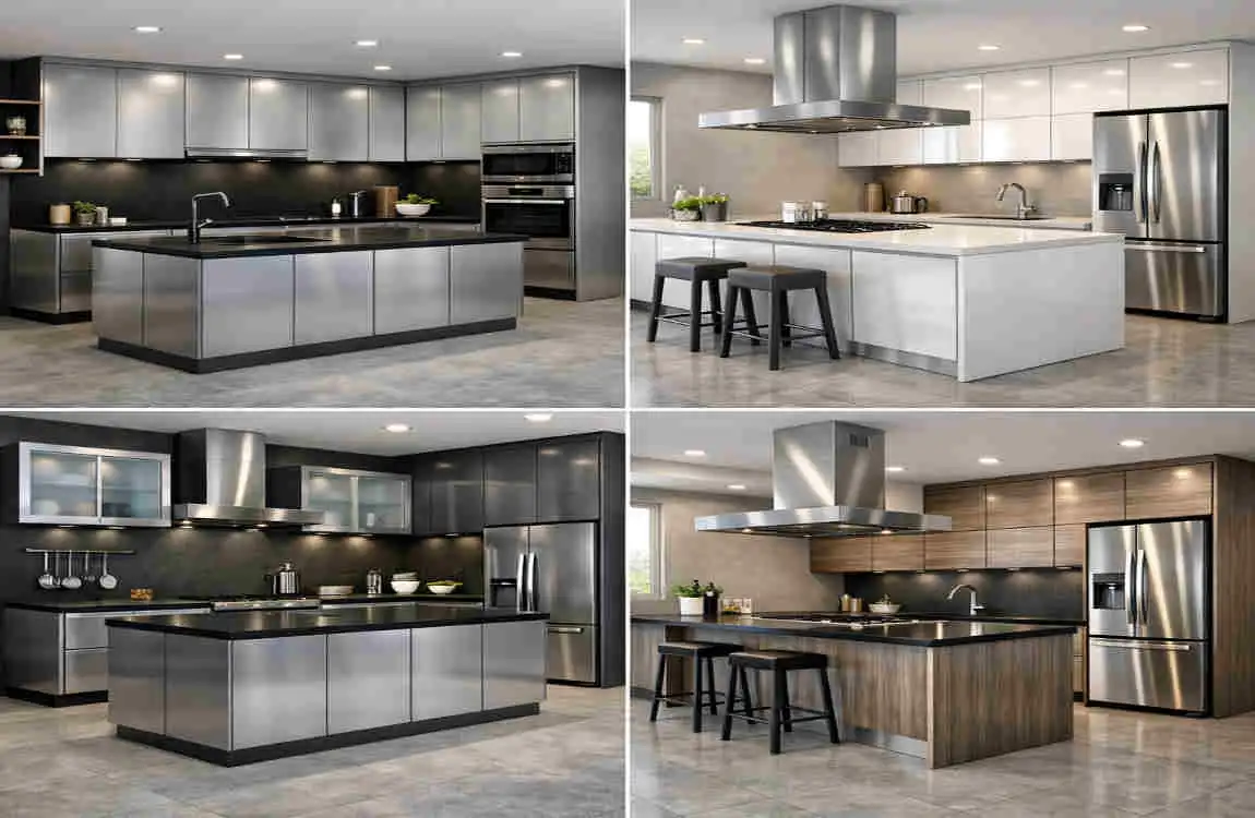 aluminium kitchen cabinet