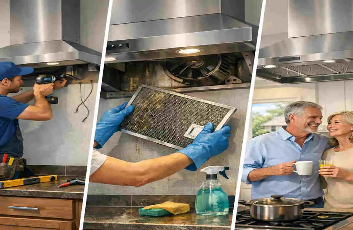 open kitchen hood design cost