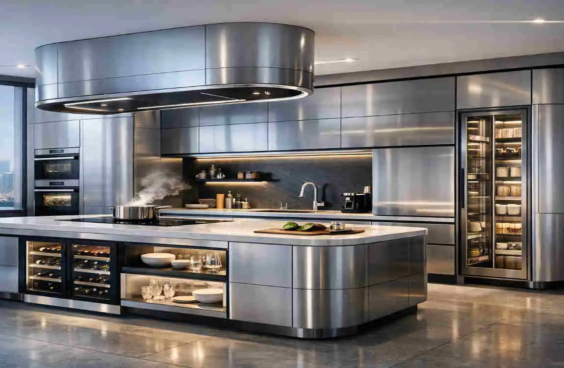aluminium kitchen cabinet