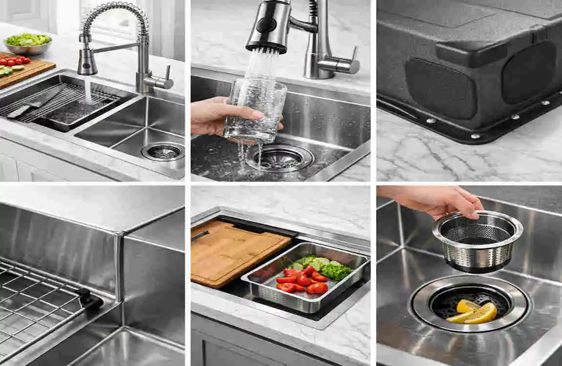 stainless steel kitchen sink for home