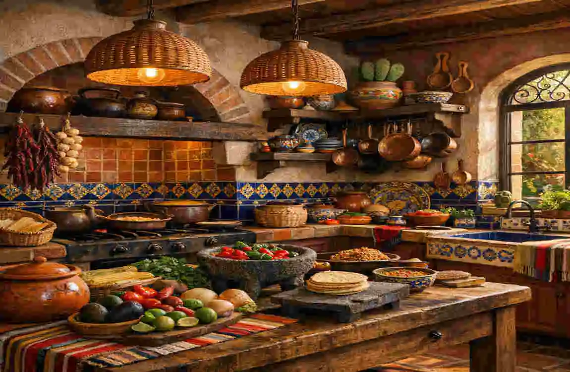 authentic mexican kitchen decor idea