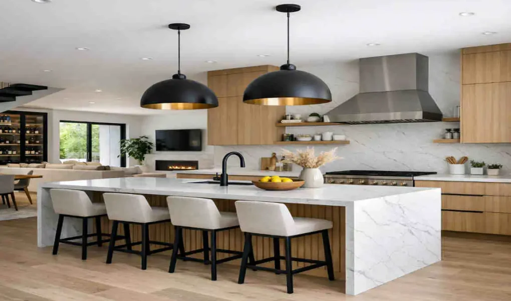 Open Concept Kitchen: