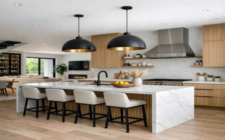 Open Concept Kitchen: