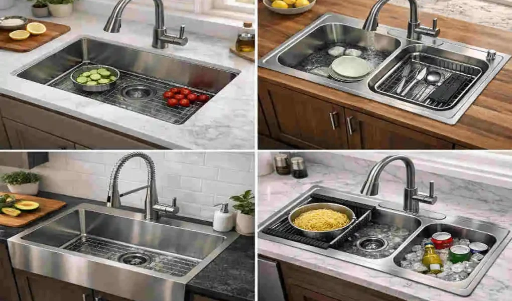 stainless steel kitchen sink for home