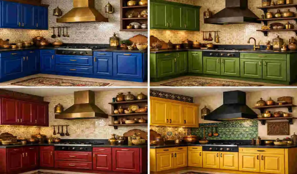 Best Colour for Kitchen Cabinets Indian Style