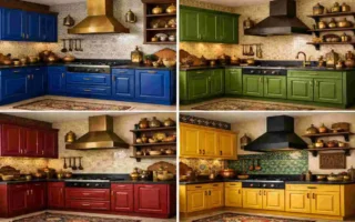 Best Colour for Kitchen Cabinets Indian Style