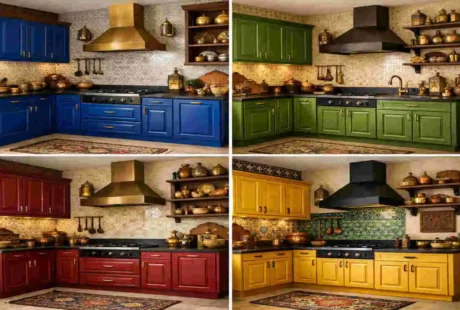 Best Colour for Kitchen Cabinets Indian Style