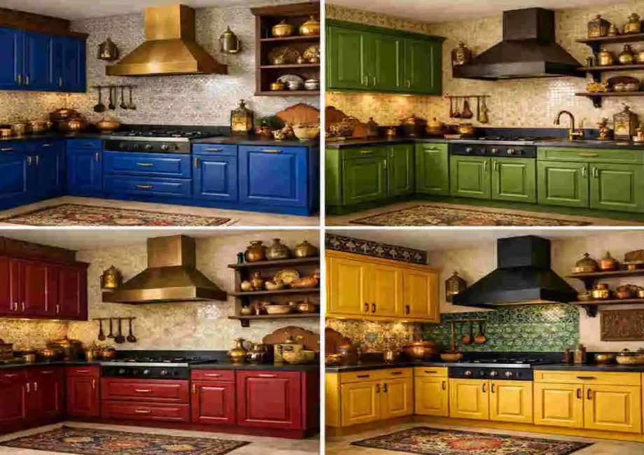 Best Colour for Kitchen Cabinets Indian Style