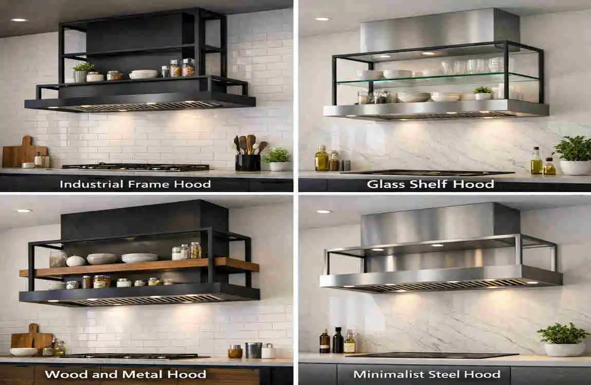 open kitchen hood design cost