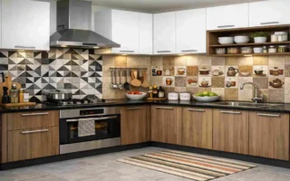 modular kitchen tiles design