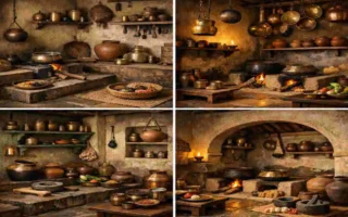 old fashioned traditional indian kitchen design