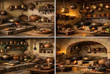 old fashioned traditional indian kitchen design