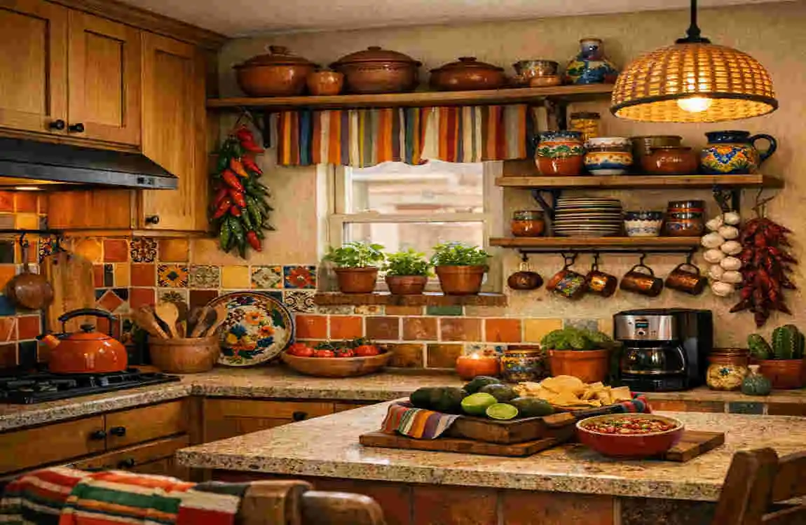 authentic mexican kitchen decor idea