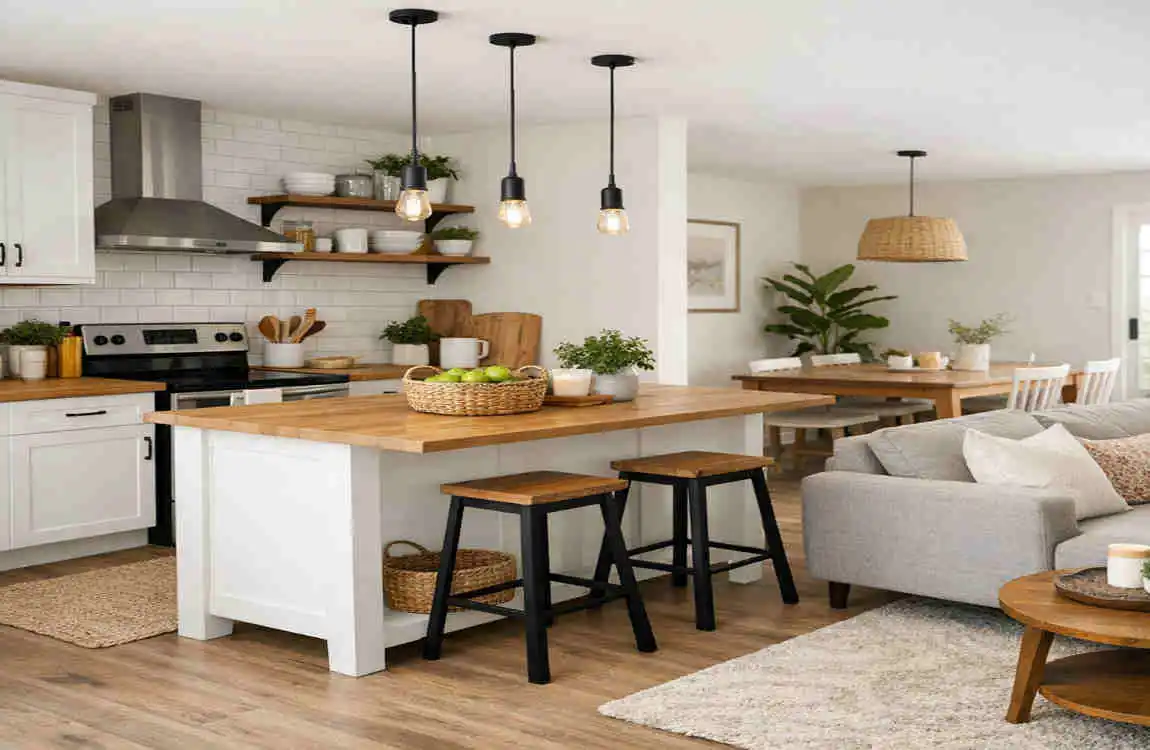 Open Concept Kitchen: