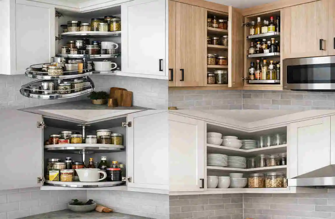 upper corner kitchen cabinet ideas