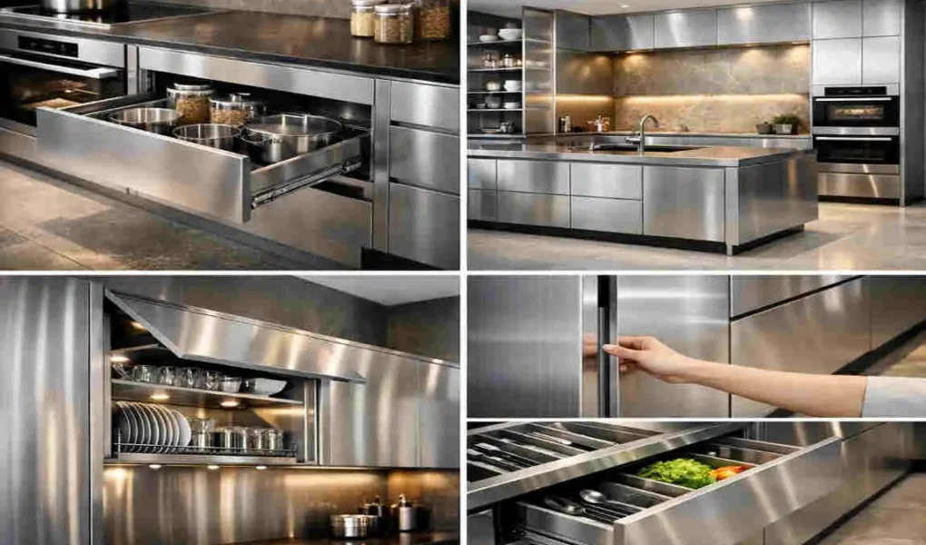 aluminium kitchen cabinet