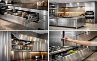 aluminium kitchen cabinet
