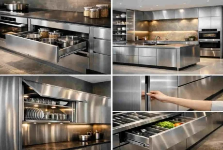 aluminium kitchen cabinet