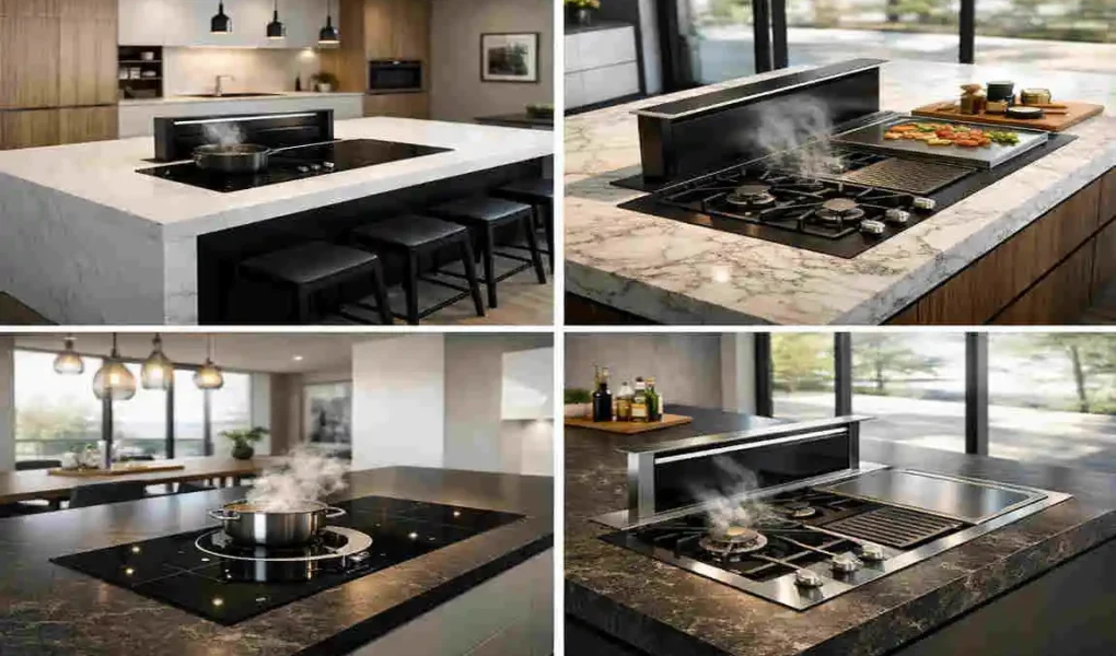 island kitchen hob