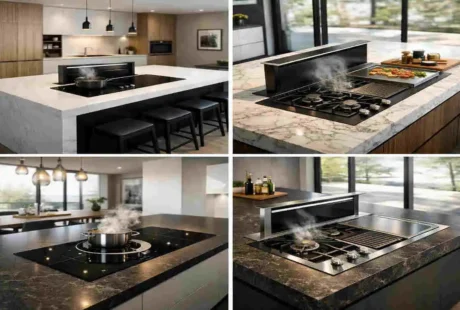 island kitchen hob