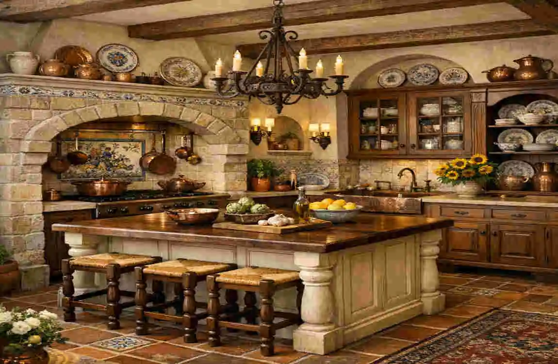 old fashioned traditional indian kitchen design