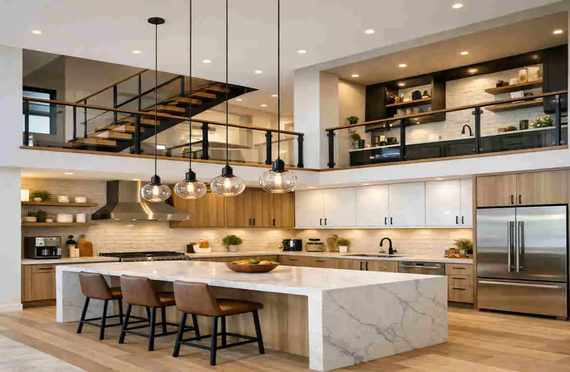 Duplex Style Kitchen at Home?