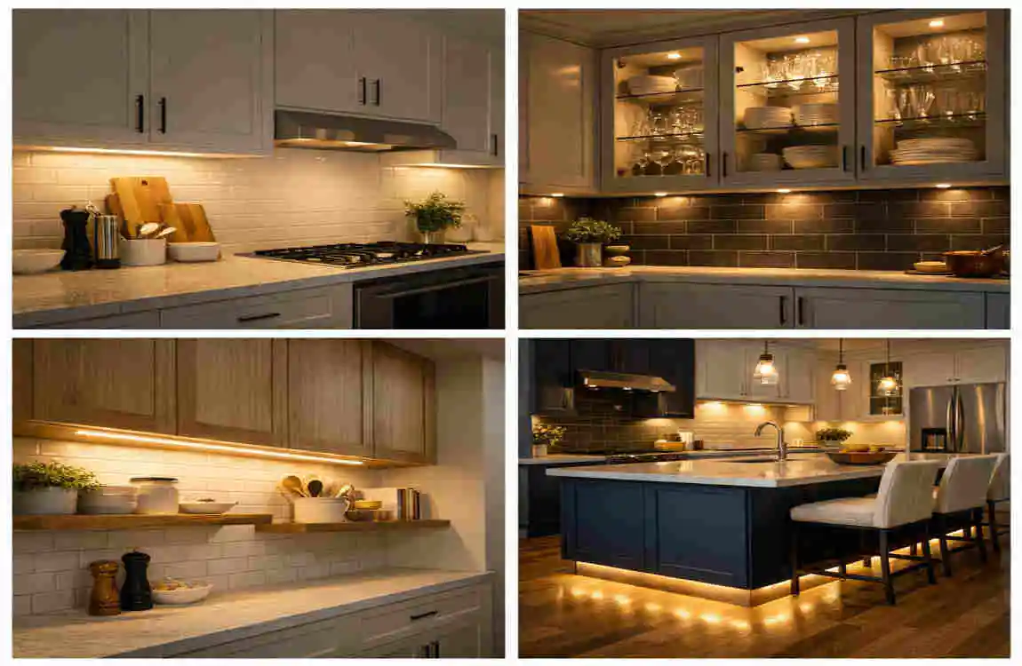 kitchen cabinet light design