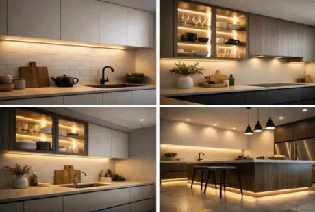 kitchen cabinet light design
